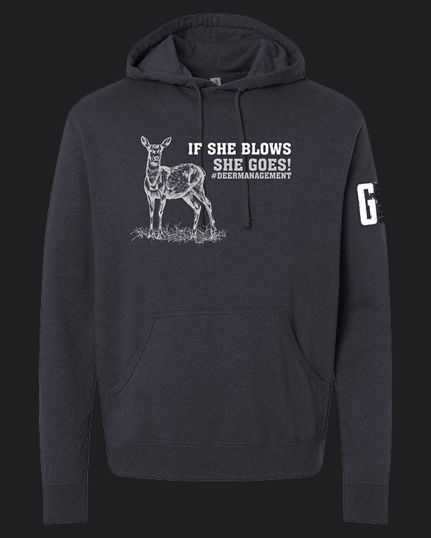 She Blows She Goes Hoodie