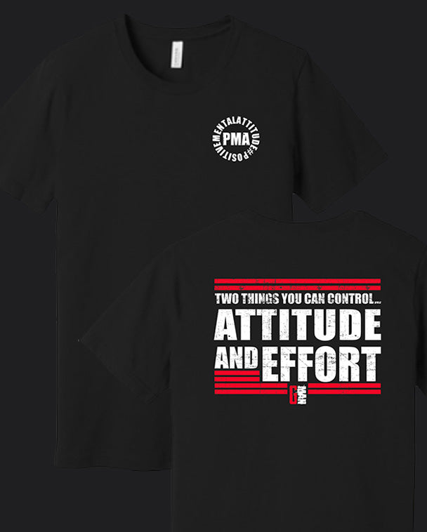 Attitude and Effort T-Shirt **FAN FAVORITE** Small / Black